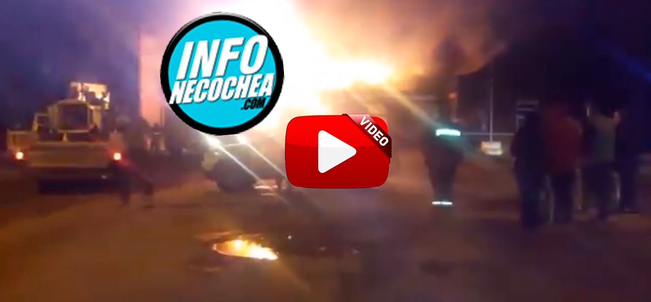 Incendio de la Estación de Trenes de Quequén